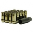 Muteki SR48 Lug Nuts - Chrome Titanium Open Ended