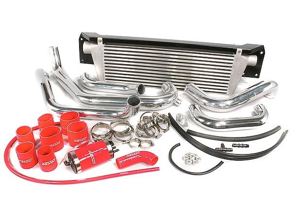 Фронтальный интеркулер Perrin STI 04-07 WRX 02-07 