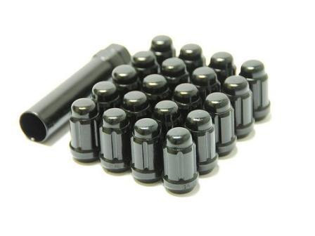 Muteki Lug Nuts - BLACK CLOSED (41886B)