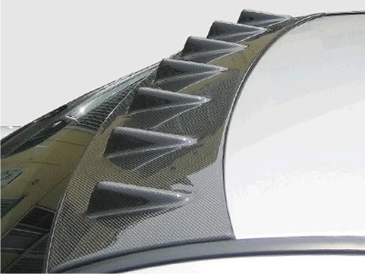 Vortex Style Shark Fin Roof Spoiler EVO 8/9
