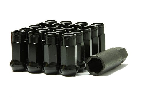 Muteki SR48 Lug Nuts - black (Open Ended) 12x1.25