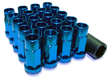 Muteki SR48 Lug Nuts - blue (Open Ended) 12x1.5