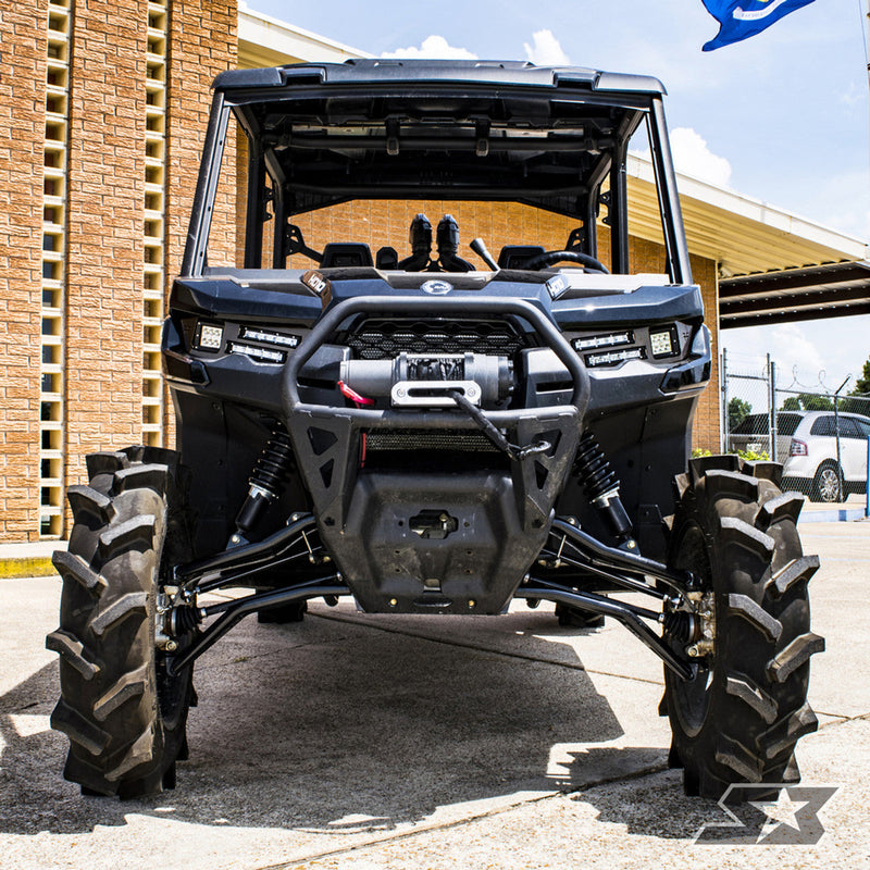 Can-Am Defender HD10 +2" Forward High-Clearance A-Arm Kit by S3 Power Sports — 3