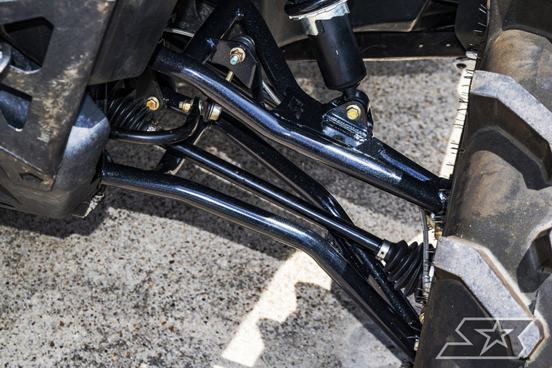 Can-Am Defender HD10 +2" Forward High-Clearance A-Arm Kit by S3 Power Sports — 4