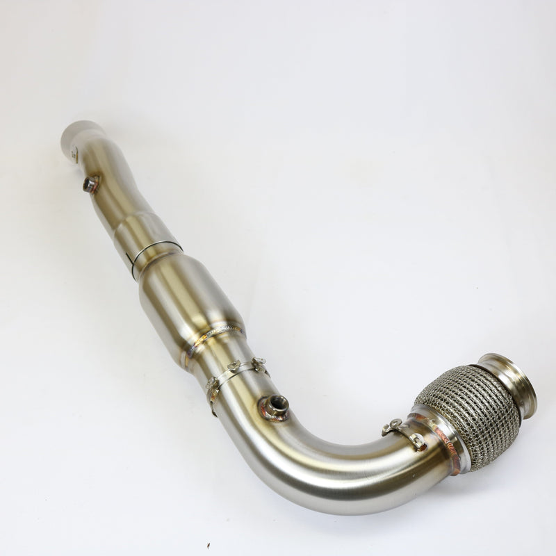 Can Am Maverick X3 3" Bazooka Race Pipe with Bullet Muffler Exhaust — 3