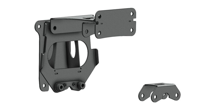 Can-Am Maverick X3 Textured Black Bombproof Gusset Kit by CT Race Worx — 2