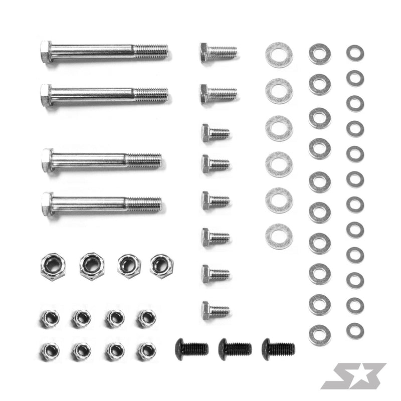 Can-Am Maverick X3 Front Gusset Kit by S3 Power Sports — 4