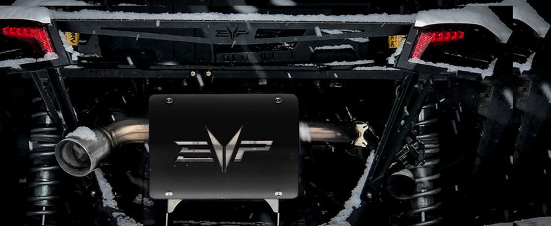 Can-Am Maverick X3 Magnum Side Exit Exhaust With Heat Shield (Delete Rear Valence) — 2