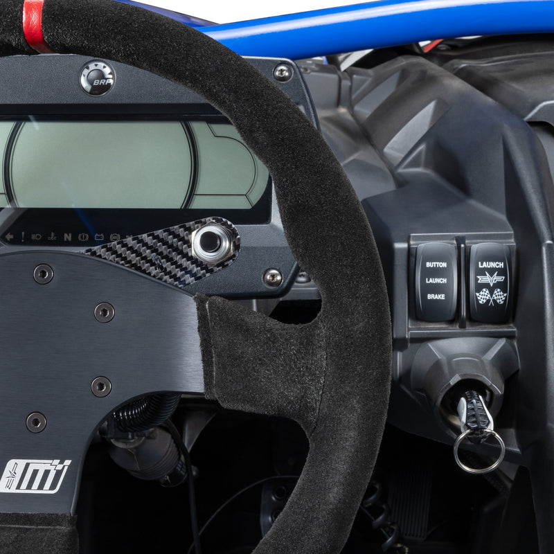 Can-Am Maverick X3 Steering Wheel Launch Button for EVP Launch Control & RLC/Anti-Lag — 3