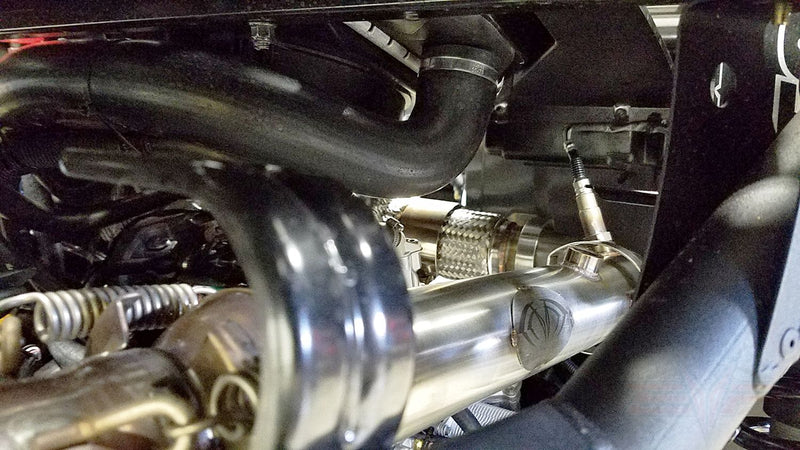 2017+ Can-Am Maverick X3 Turbo Race Bypass Pipe — 4