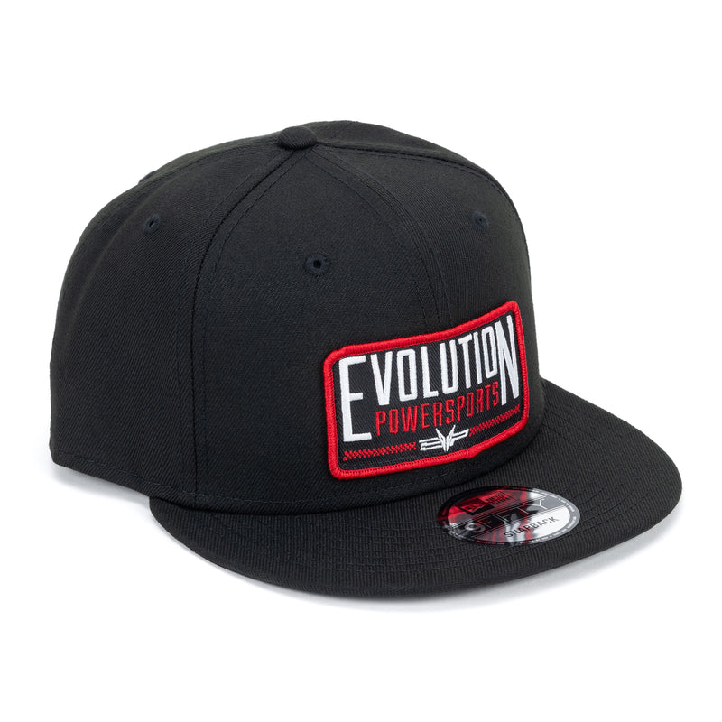 EVP Black Canvas Snapback Hats