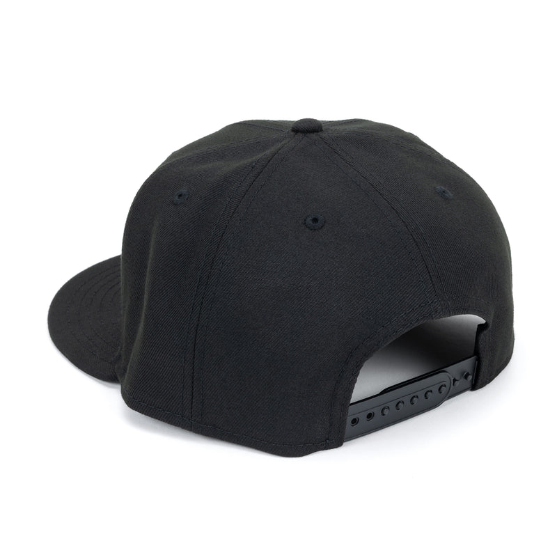EVP Black Canvas Snapback Hats — 2