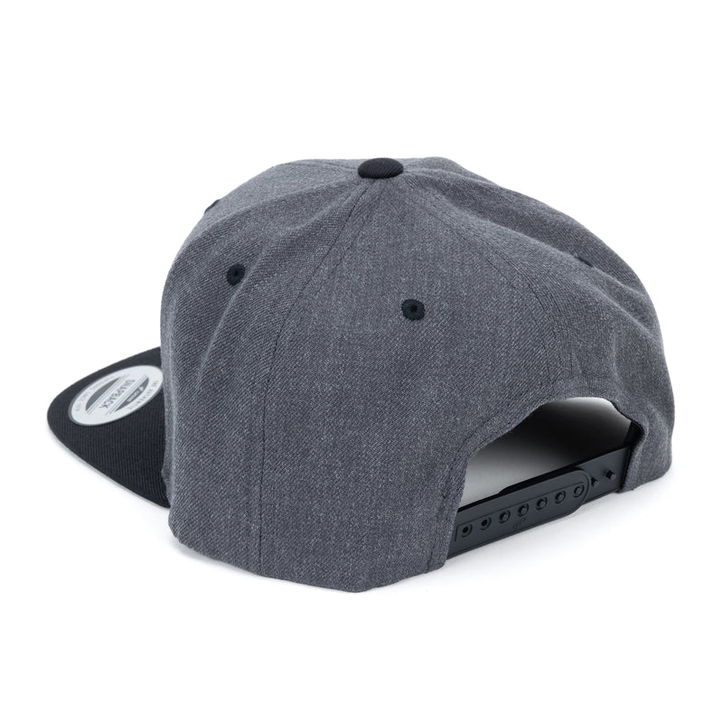 EVP Heather Gray Stealth Canvas Snapback Hat — 2