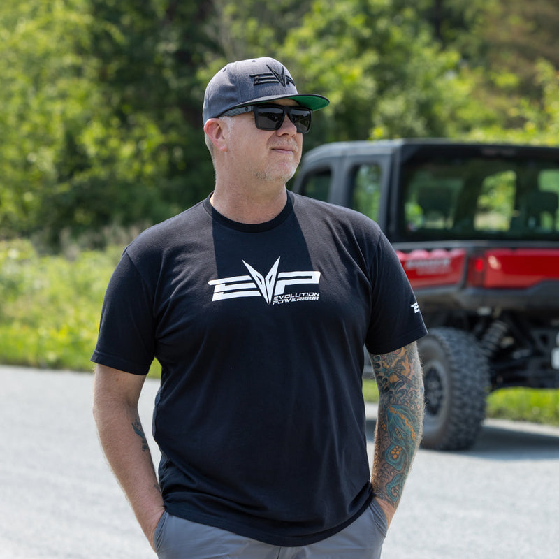 EVP Heather Gray Stealth Canvas Snapback Hat — 3