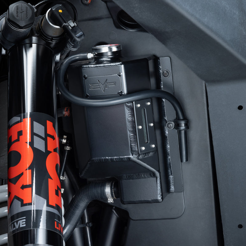 EVP High-Volume Aluminum Coolant Reservoir Tank for Polaris RZR Pro R — 2