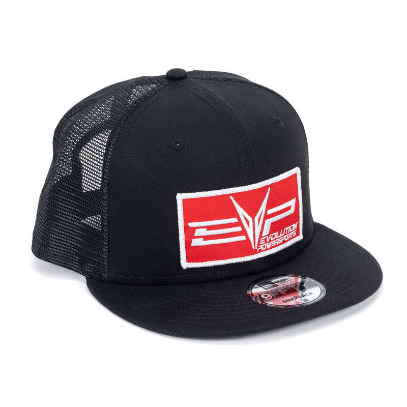 EVP Black Mesh Snapback Hats