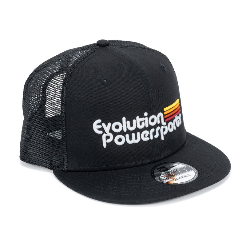 EVP Black Mesh Snapback Hats — 3