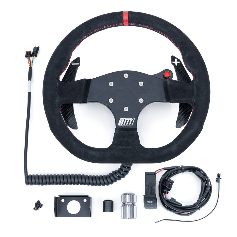 EVP.MOde Race Steering Wheel With PTT or Launch Control Buttons for Can-Am Maverick R — 4