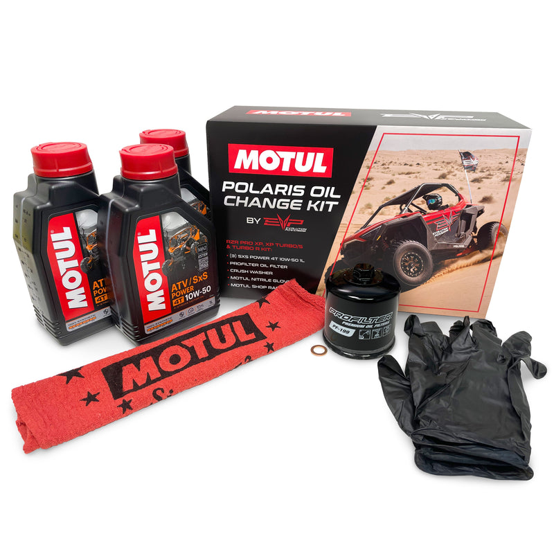 EVP Motul® Oil Change Kits, Polaris RZR Pro XP, XP Turbo/S & Ranger XP 1000 — 2