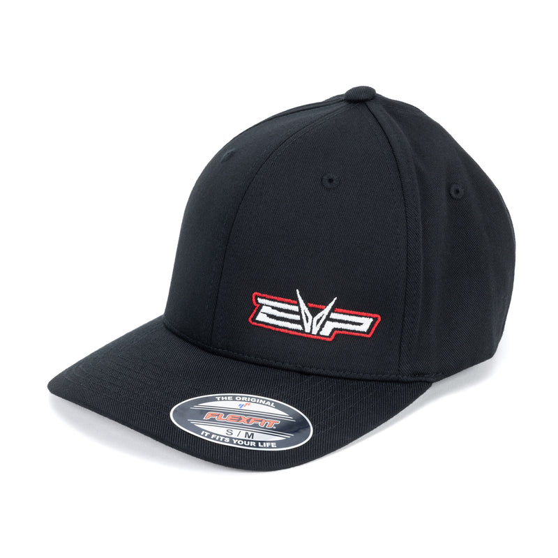 EVP Black Peek Fitted Baseball Hat