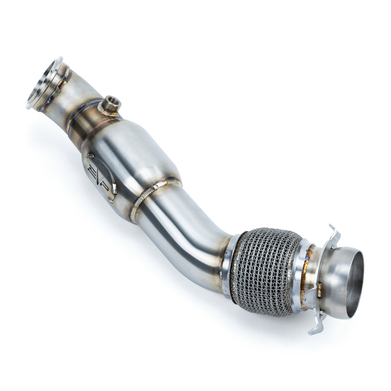 EVP Racing 3 Inch Down Pipe with Bullet Muffler for Can-Am Maverick R — 4