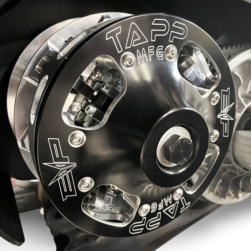EVP TAPP Roller Primary Clutch for 2021+ Can-Am Maverick X3 Turbo RR with EVP ECU Power Flash — 2
