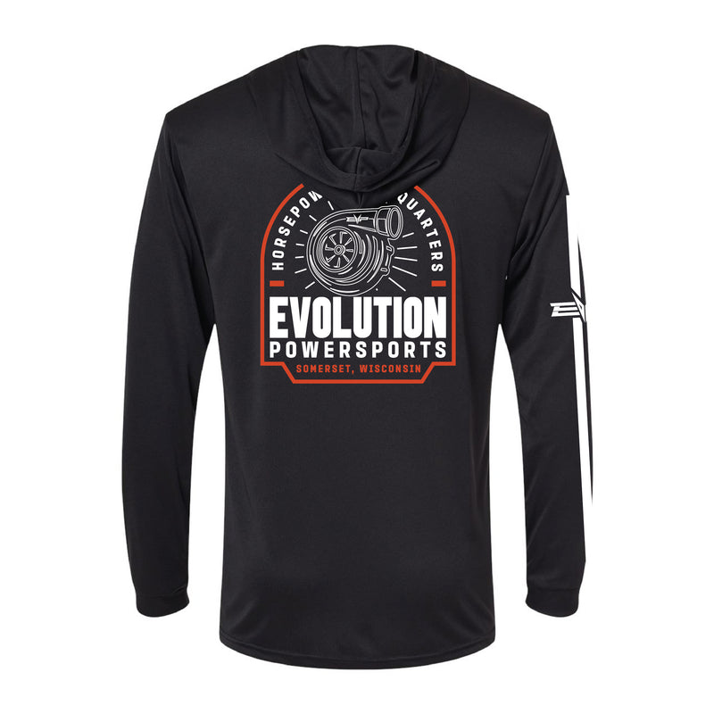 EVP Horsepower Headquarters UV Hooded Long Sleeve — 2