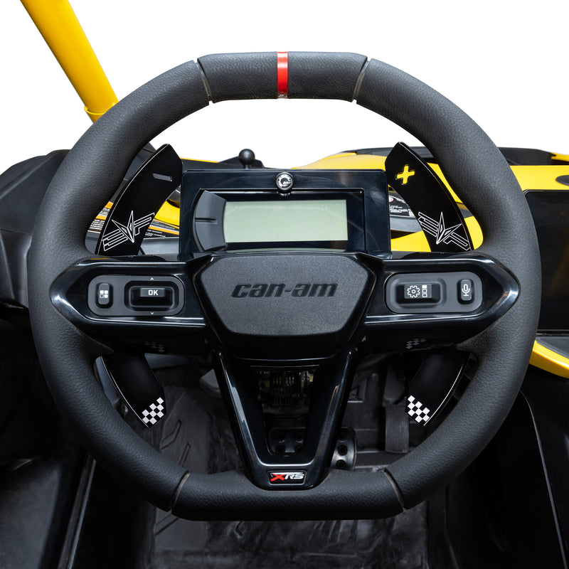 EVP Billet Paddle Shifters for Can-Am Maverick R — 2