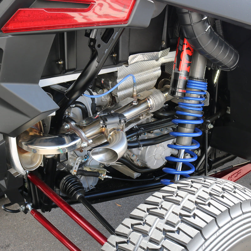 Polaris RZR Turbo R/Pro S & Pro XP Shocker Electric Cutout Exhaust — 3