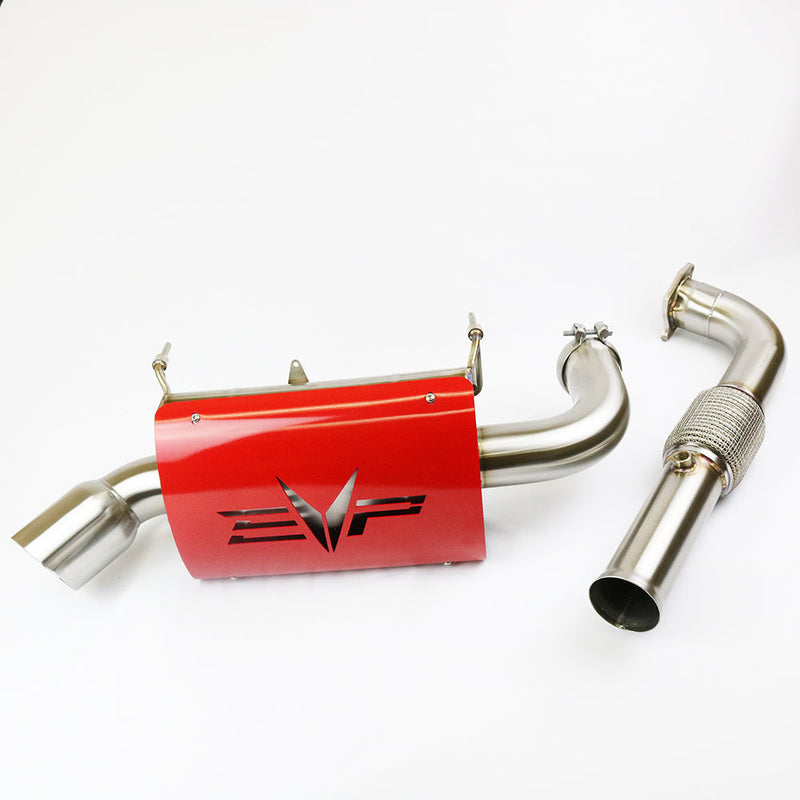 Polaris RZR XP Turbo/S Magnum Side Exit Exhaust — 3