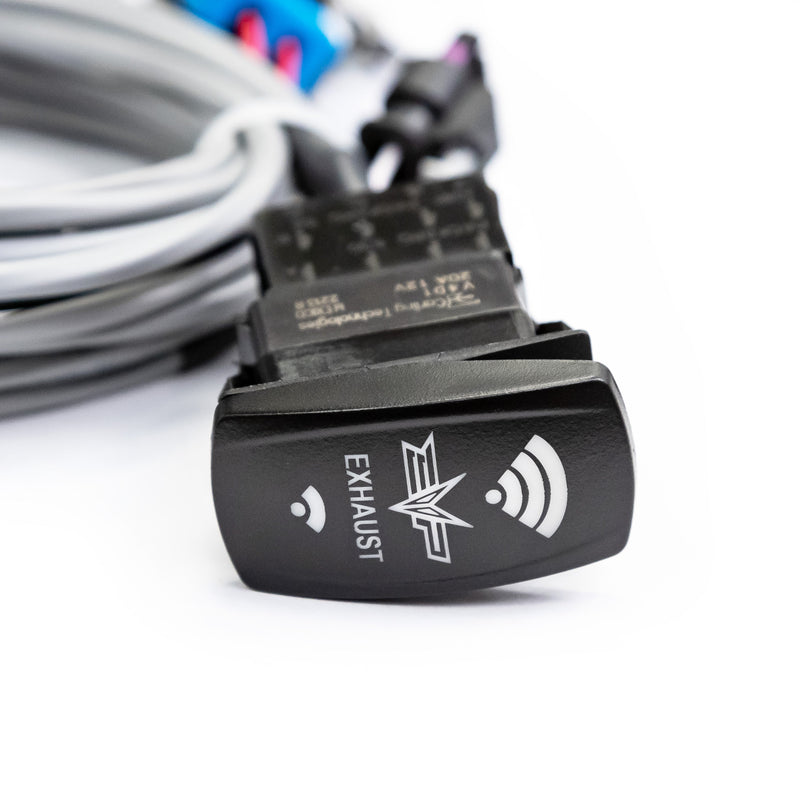 Replacement Rocker Switch & Harness for EVP Electronic Captain's Choice & Shocker Exhaust Systems — 2