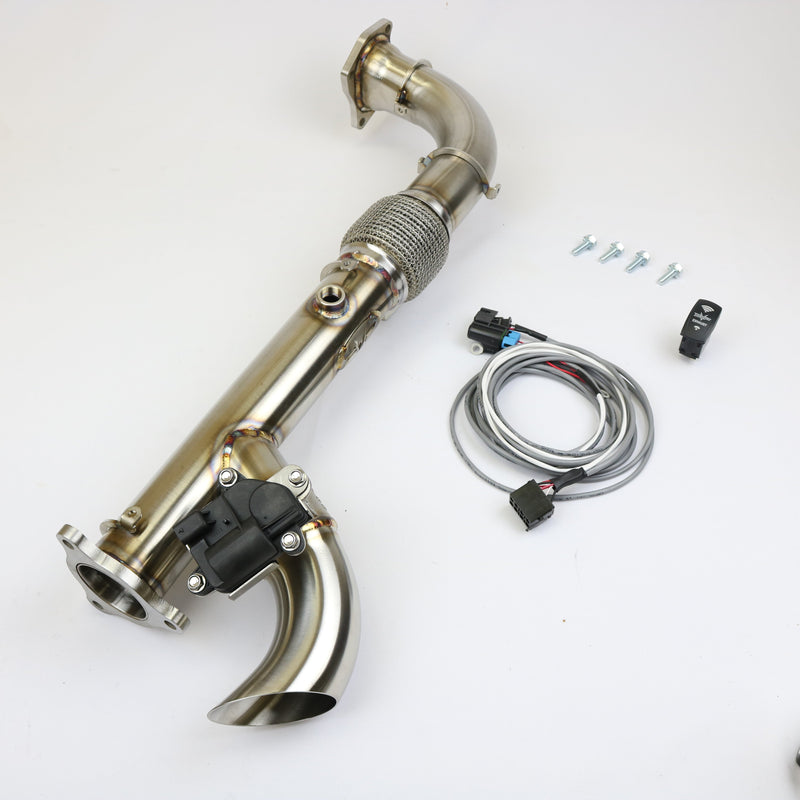 Polaris RZR XP Turbo Shocker Electric Side Dump Exhaust — 3
