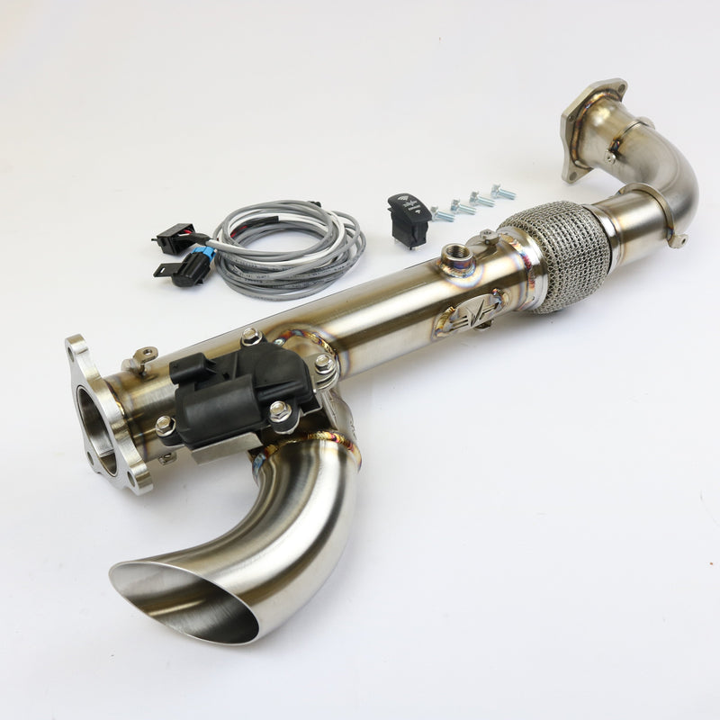 Polaris RZR XP Turbo Shocker Electric Side Dump Exhaust — 4