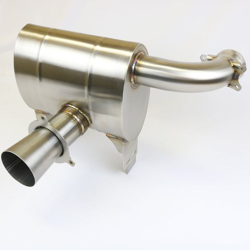 Can Am X3 Turbo Magnum Slip-On Rear Exit Exhaust with Race Bypass Option — 3