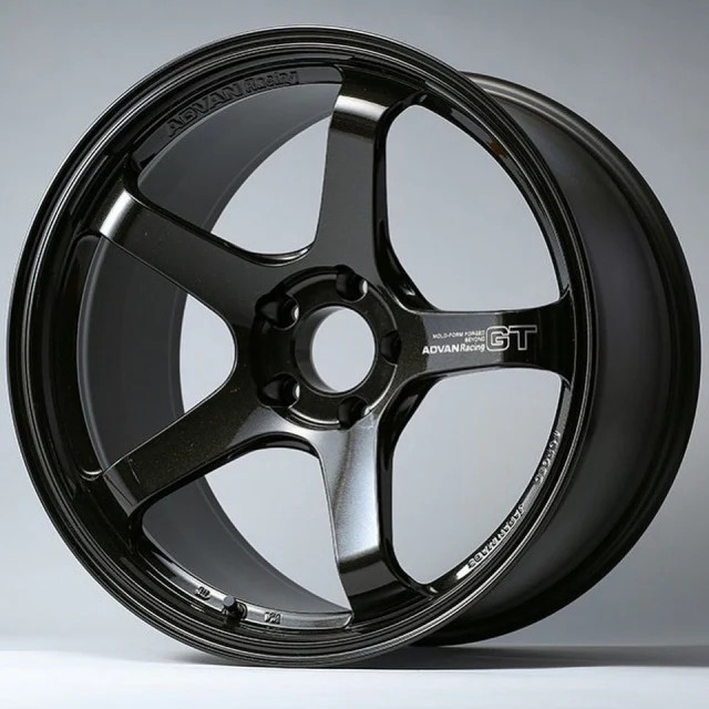 Advan GT Beyond 18x10 +35 5x114.3 Racing Titanium Black — 2