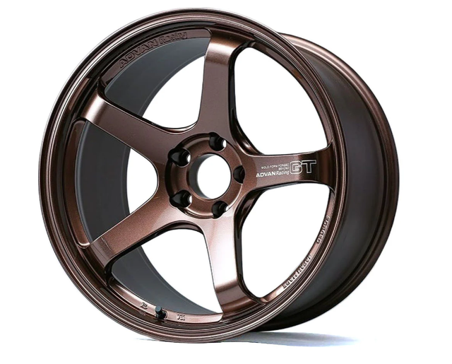 Advan GT Beyond 18x9.5 +38 5x114.3 Racing Copper Bronze — 2