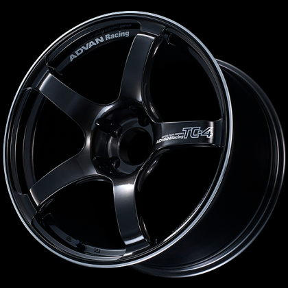 Advan TC4 18x10 +35 5x114.3 Black Gunmetalic — 2