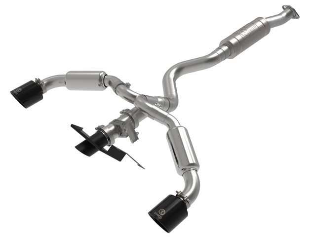 aFe Gemini XV Stainless Steel Cat-Back Exhaust for the GR Corolla 2023+