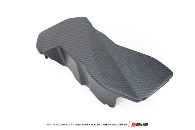 AMS Performance Carbon Fiber ECU Cover for the GR Supra 2020+