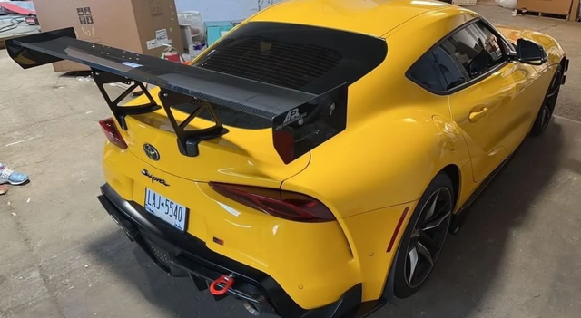 ARP Performance GT-250 Carbon Fiber Adjustable Wing for the GR Supra 2020+ — 2