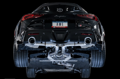 AWE Resonated Track Edition Exhaust for the GR Supra 2020+ — 3