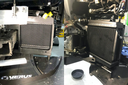 CSF High Performance Auxiliary Coolers for the GR Supra 2020+ — 2