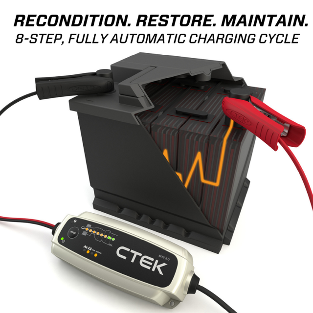 CTEK - 40-206 MXS 5.0 Fully Automatic 4.3 amp Battery Charger and Maintainer 12V — 2
