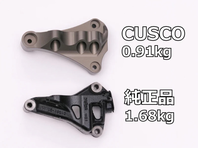Cusco Light Weight Billet Aluminum Engine Mount Bracket for the GR Corolla 2023+ — 2