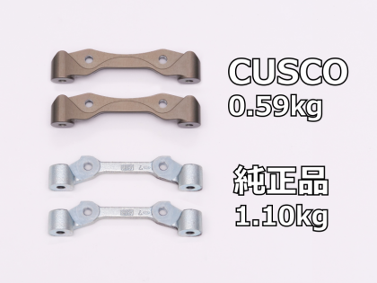 Cusco Light Weight Billet Aluminum Rear Brake Caliper Brackets for the GR Corolla 2023+ — 2