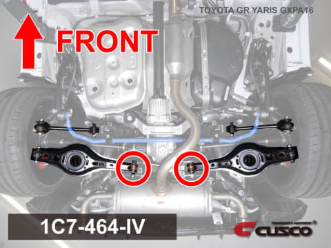 Cusco Rear Lower Control Arm Inner Pillowball Bushing Kit for the GR Corolla 2023+ — 2