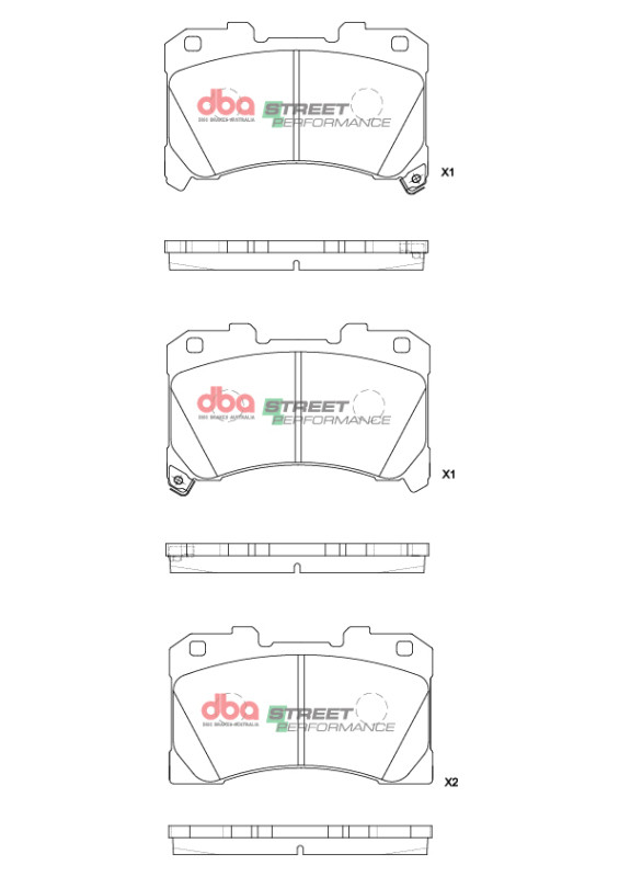 DBA RP Performance Front Brake Pads for the GR Corolla 2023+ — 3