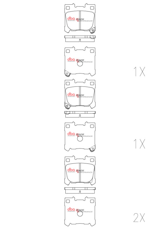 DBA RP Performance Rear Brake Pads for the GR Corolla 2023+ — 3