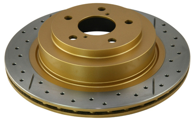 DBA Street Series Cross Drilled and Slotted Rotor for the 86 / BRZ 2013+ (Rear)