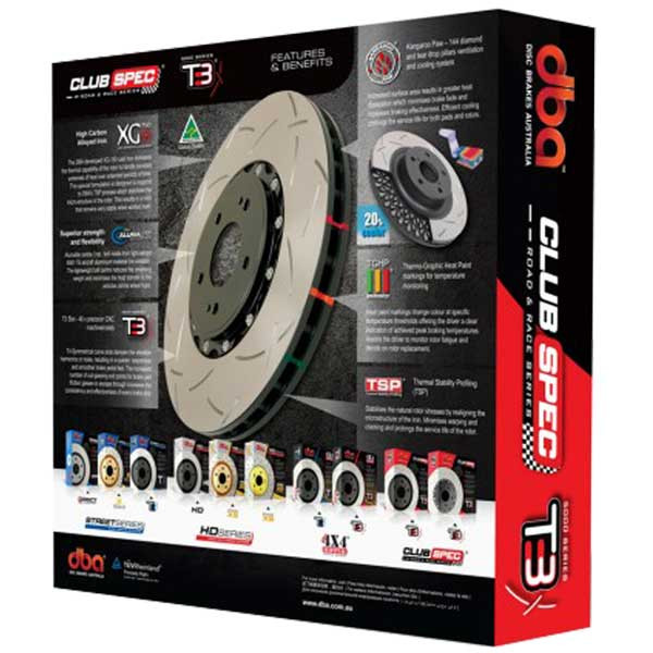DBA T3 5000 Series Slotted Brake Rotor GT86/GR86/BRZ W/ Brembo 2017+ (Front) — 3